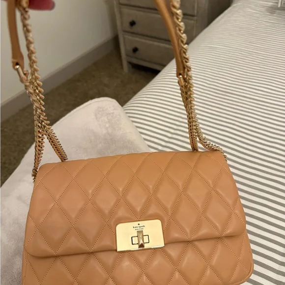 Kate Spade Quilted Cream Shoulder Bag - Picture 3 of 6
